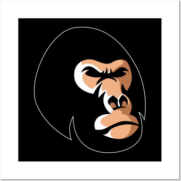 The Ape Wall Art by BarnawiMT